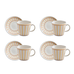 Juego de té Corona Lia para 4 personas diseño elegante