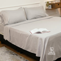 Juego De Sábana Microesmerilada Gris