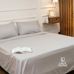 Juego De Sábana Microesmerilada Gris