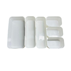 Organizador De Nevera 6 Compartimentos Beige