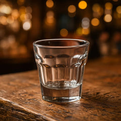 Copa shot lisa en vidrio transparente de 42 ml