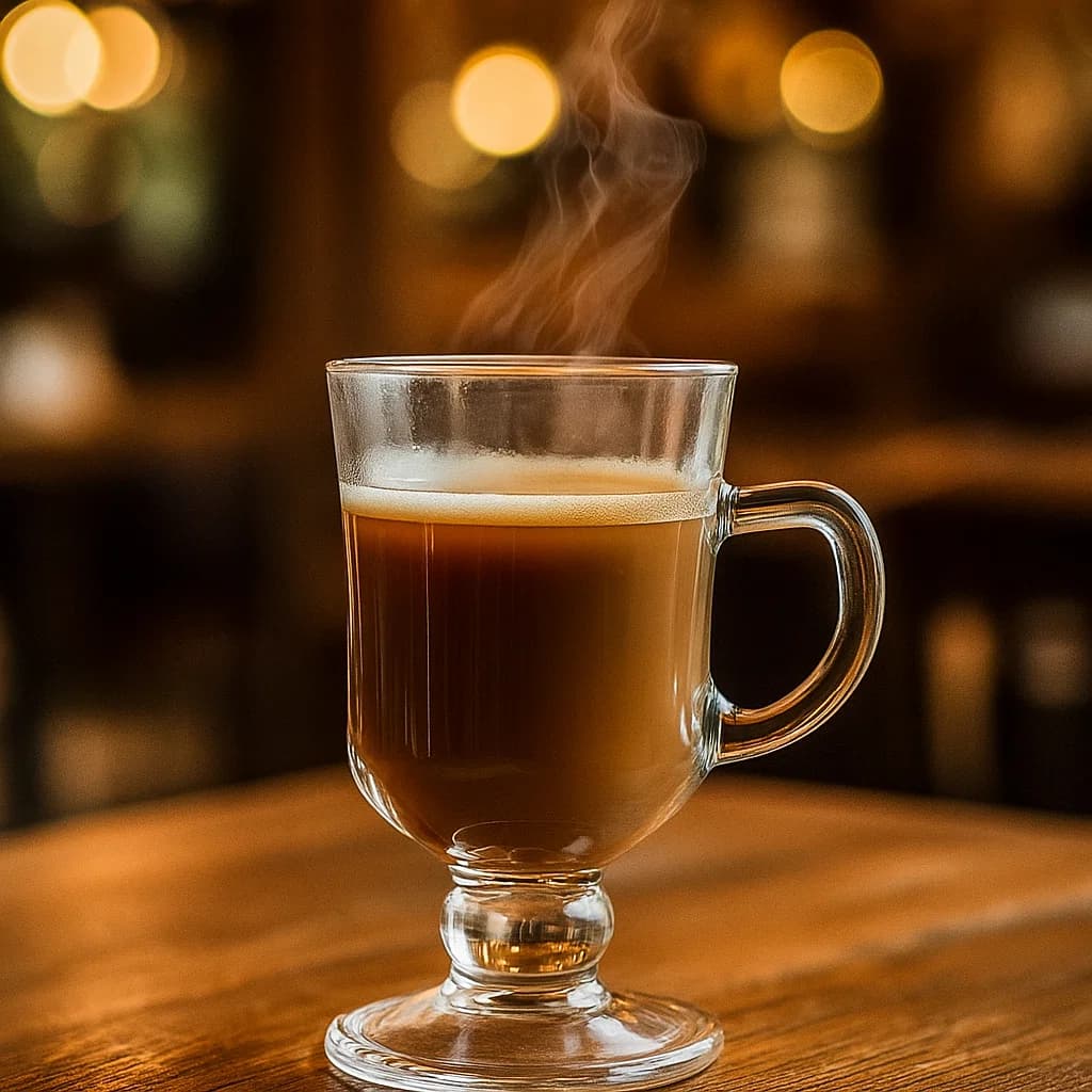 Copa de vidrio 130 ml diseño liso con asa ergonómica