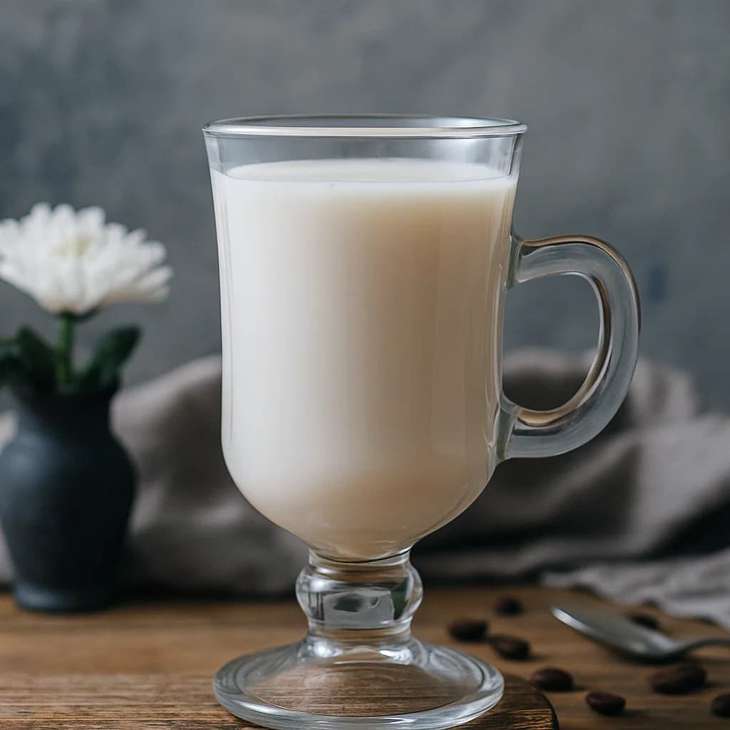 Copa de vidrio 130 ml con asa vista frontal