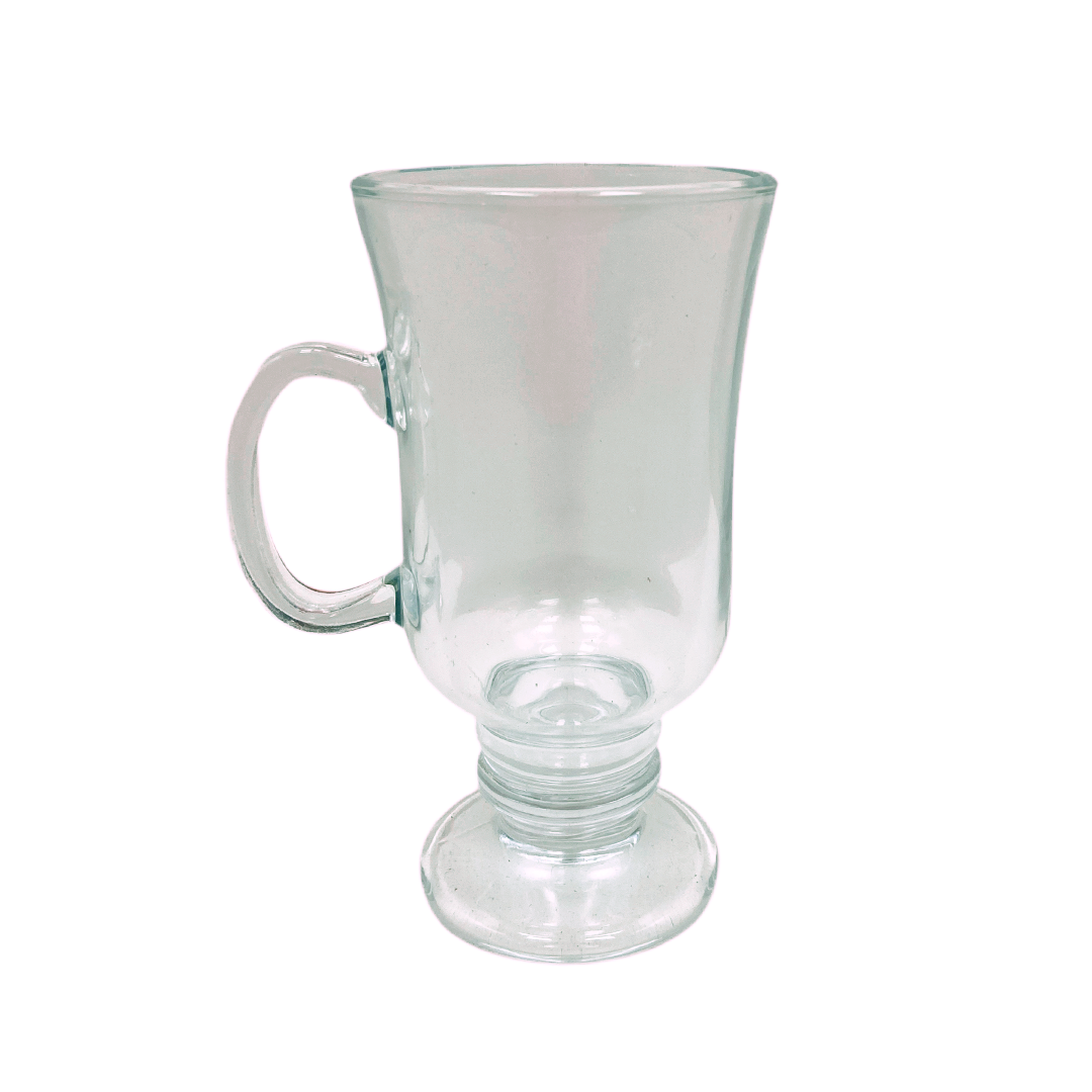 Vista lateral de vaso Atlanti transparente para bebidas frías