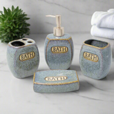 Set Baño x4 Diseño Manchas