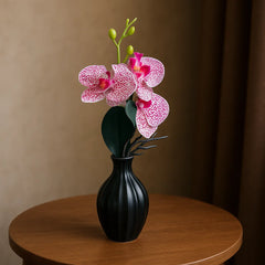 Hojas Artificiales Decorativas Orquídeas Dobles