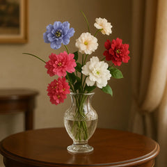 Flor Decorativa Artificial Clavel 74cm