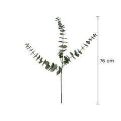 Follaje Decorativo Eucalipto 76cm medidas