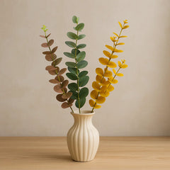 Flor Decorativa Artificial Eucalipto 80cm