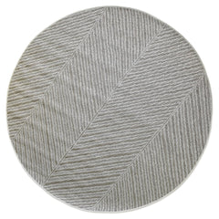 Alfombra Redonda Condesa 01 Natural Diseño Moderno