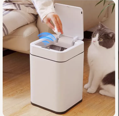 Papelera 10lt Con Sensor Inteligente Eko Gris