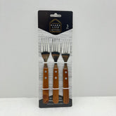 Set 3 Cuchillos Mango En Madera estilos