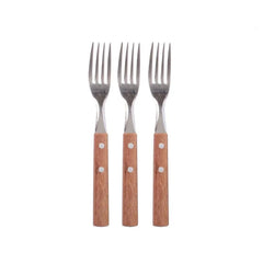 Set 3 Cuchillos Mango En Madera