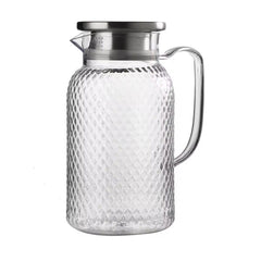 Jarra 1800ml Con Tapa Acero Inoxidable Diseño Burbujas