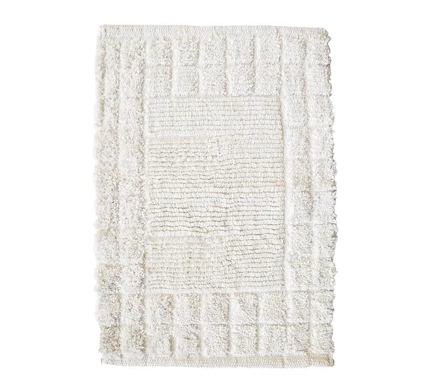 Tapete de Baño Antideslizante Dominicana 40x60cm Blanco