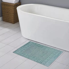 Tapete de Baño Antideslizante Dominicana 40x60cm Turquesa Estilo