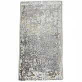 Tapete Alfombra Para Sala Suave y Elegante Zenda 50x90cm Gris