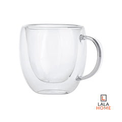 Pocillo Doble Pared Vidrio 250ml Atlanti
