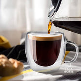 Pocillo Doble Pared Vidrio 250ml Atlanti