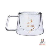 Pocillo Café Doble Fondo 210ml Vidrio