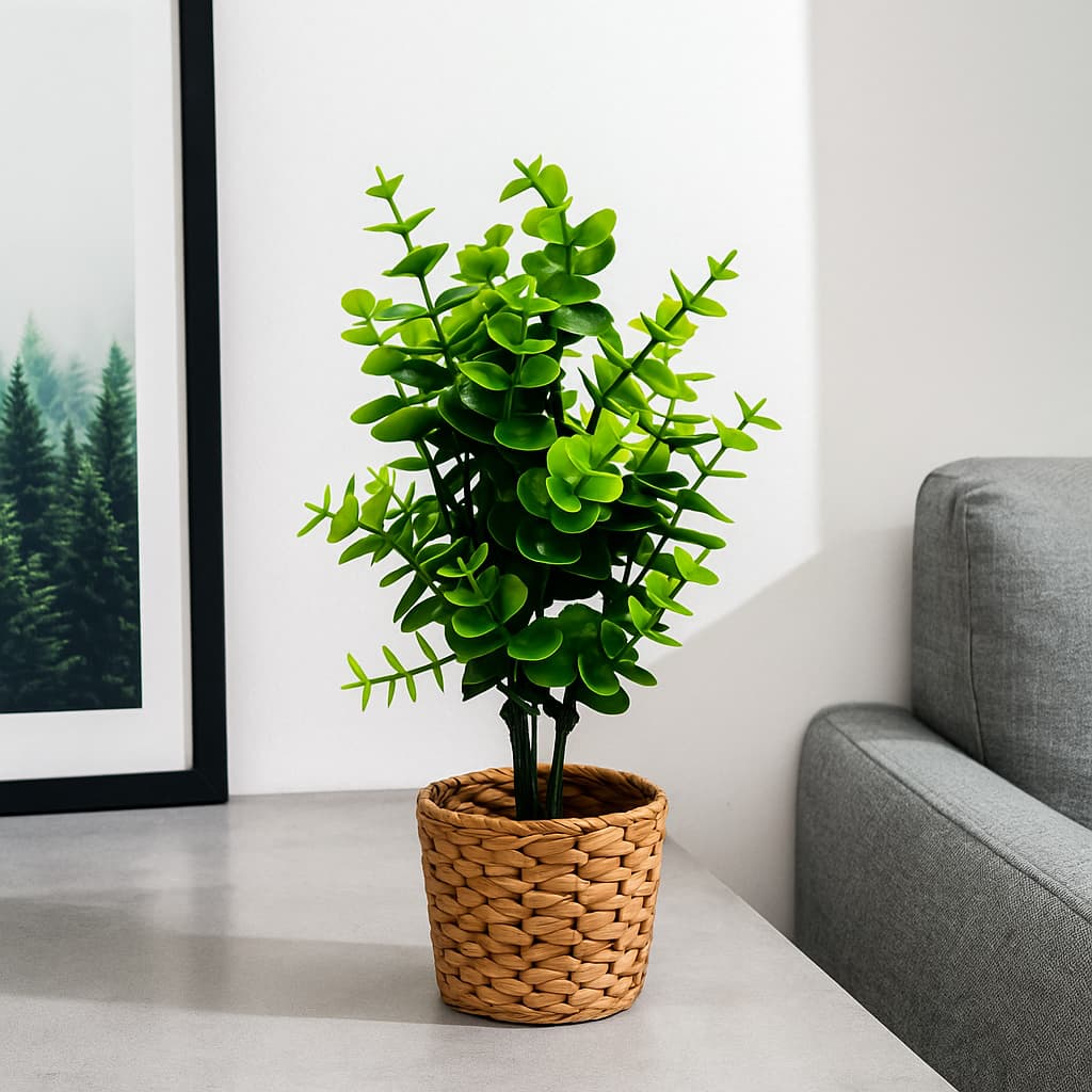Ramito de eucalipto tupido sintético de 30 cm – Lala Home decoración