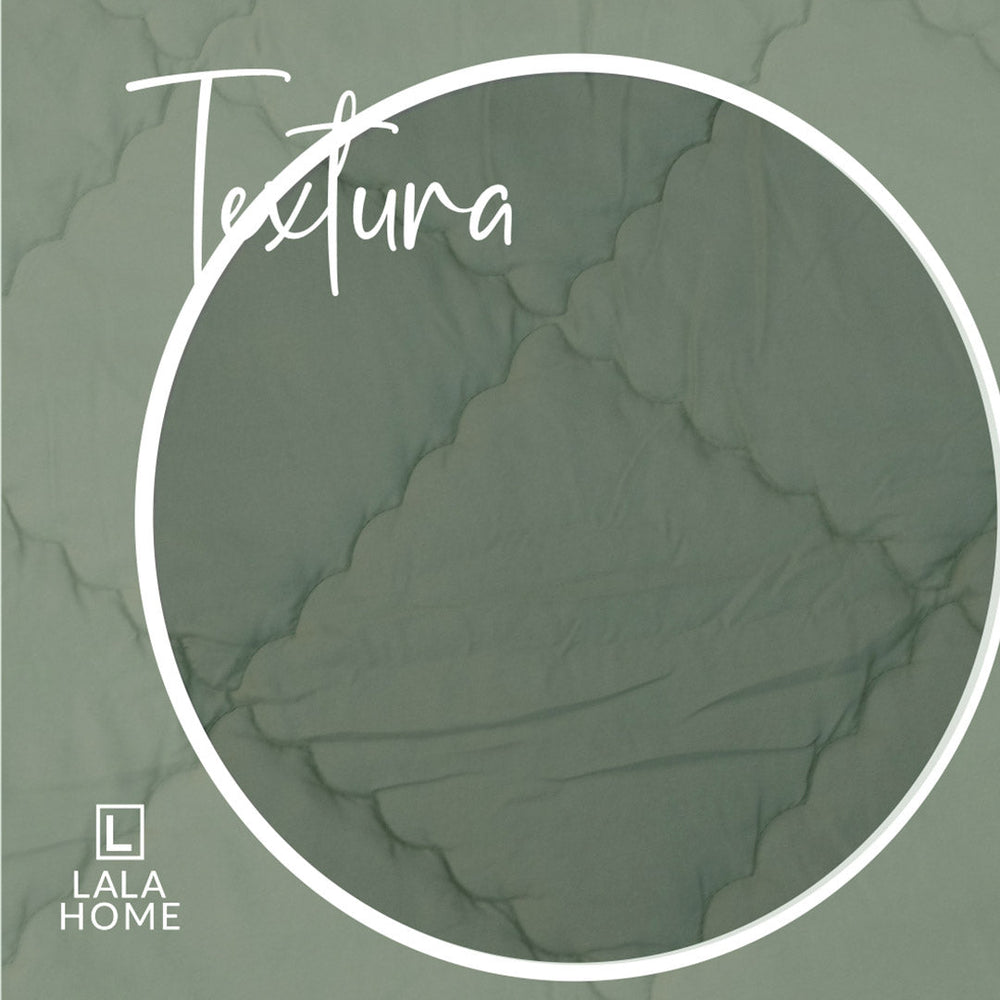 Plumón Verde Seco Funda Acolchada Lala Home