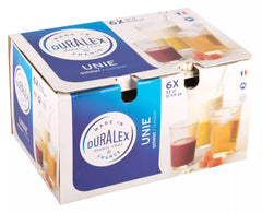 Set 6 Vasos Vidrio Liso 280 ml | Lala Home Colombia