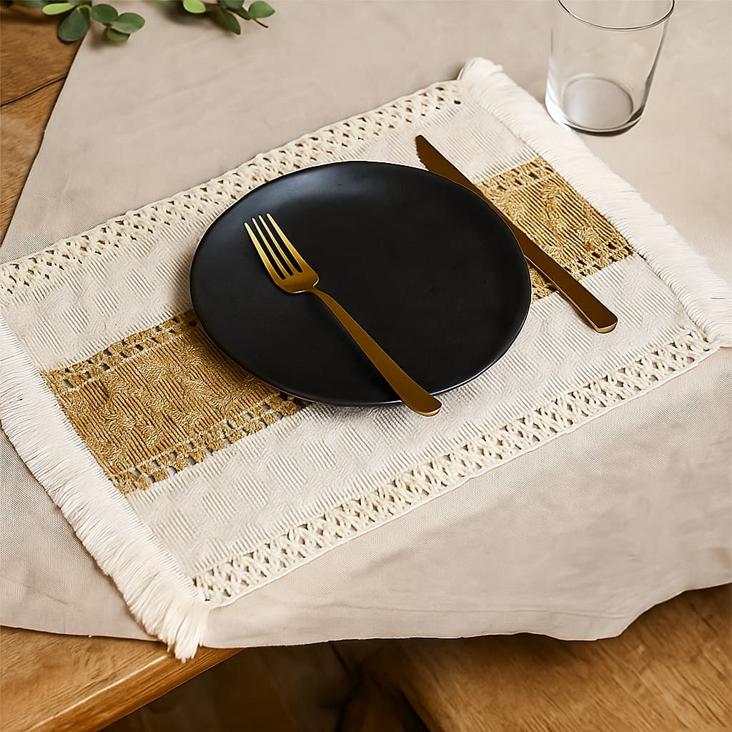 Individual de mesa tejido en yute 33×45 cm – Lala Home