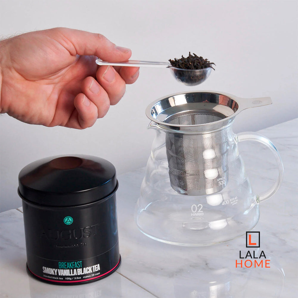 Jarra de vidrio borosilicato para café con tapa de 600ml