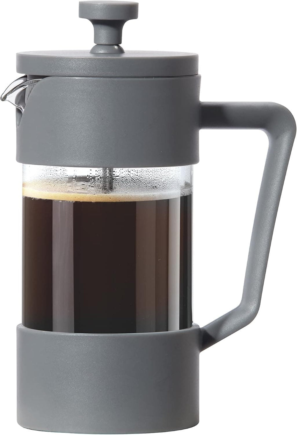 Cafetera manual de émbolo para preparar café