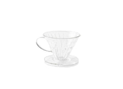 Gotero manual V60 de borosilicato transparente
