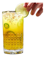 Vasos Oracle transparentes diseño rombos capacidad 484 ml