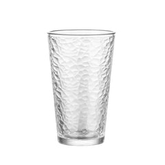 Vasos de vidrio diseño HB con relieve tipo escarcha