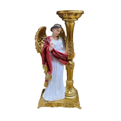 Ángel Custodio 20cm Blanco Con Dorado