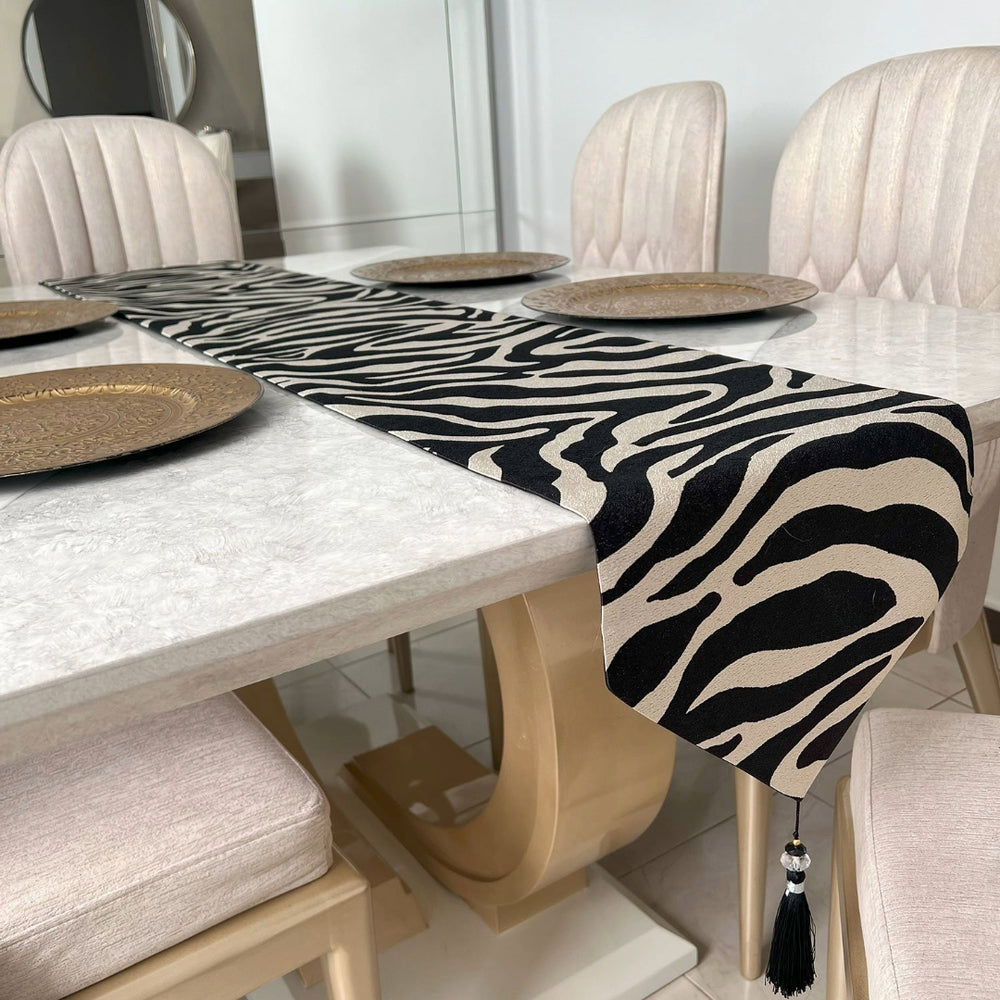 Centro De Mesa 33x210cm Nala Diseño Animal Print