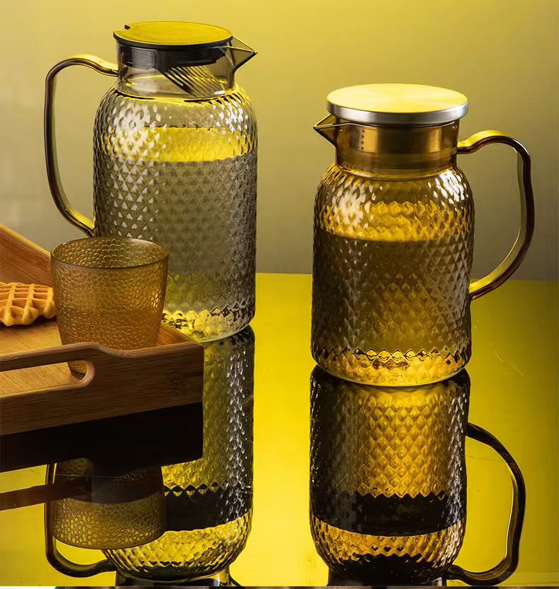 Jarra 1800ml Con Tapa Acero Inoxidable Diseño Burbujas  Estilo