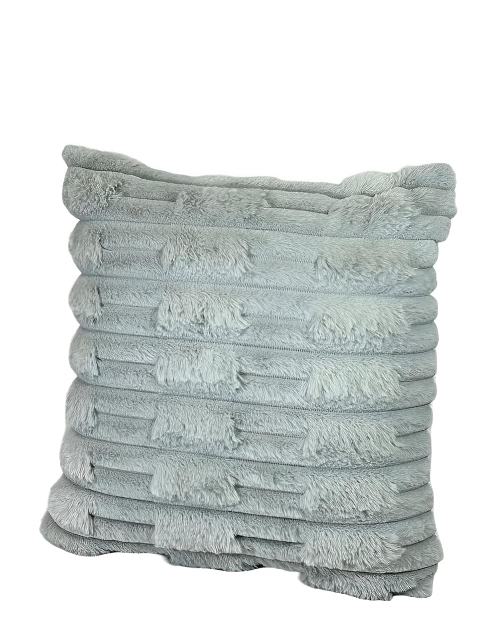 Cojín Funda Mink Rayas 45x45 Gris