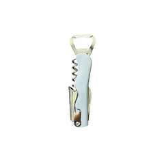 Destapador manual 3‑en‑1 abre botellas latas y sacacorchos Gris
