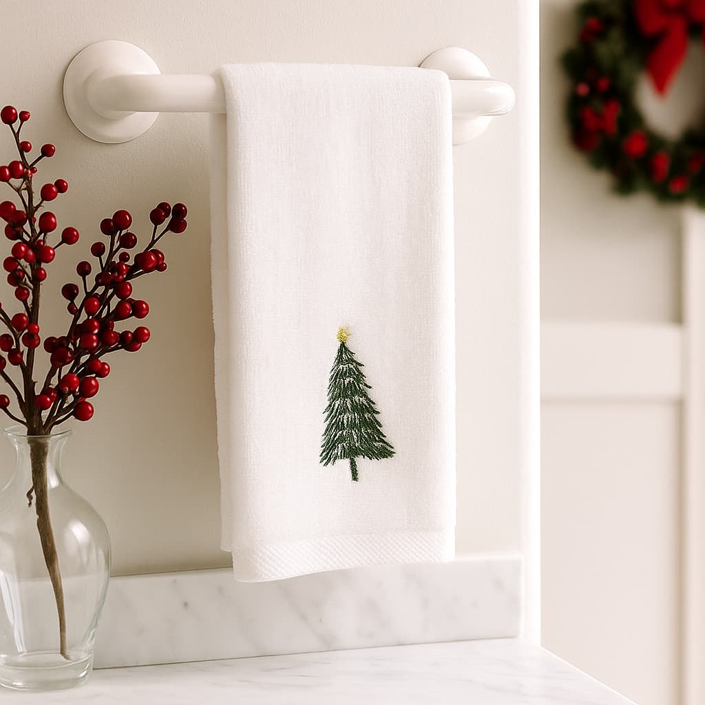 Toalla decorativa 40×66 cm para baño o cocina