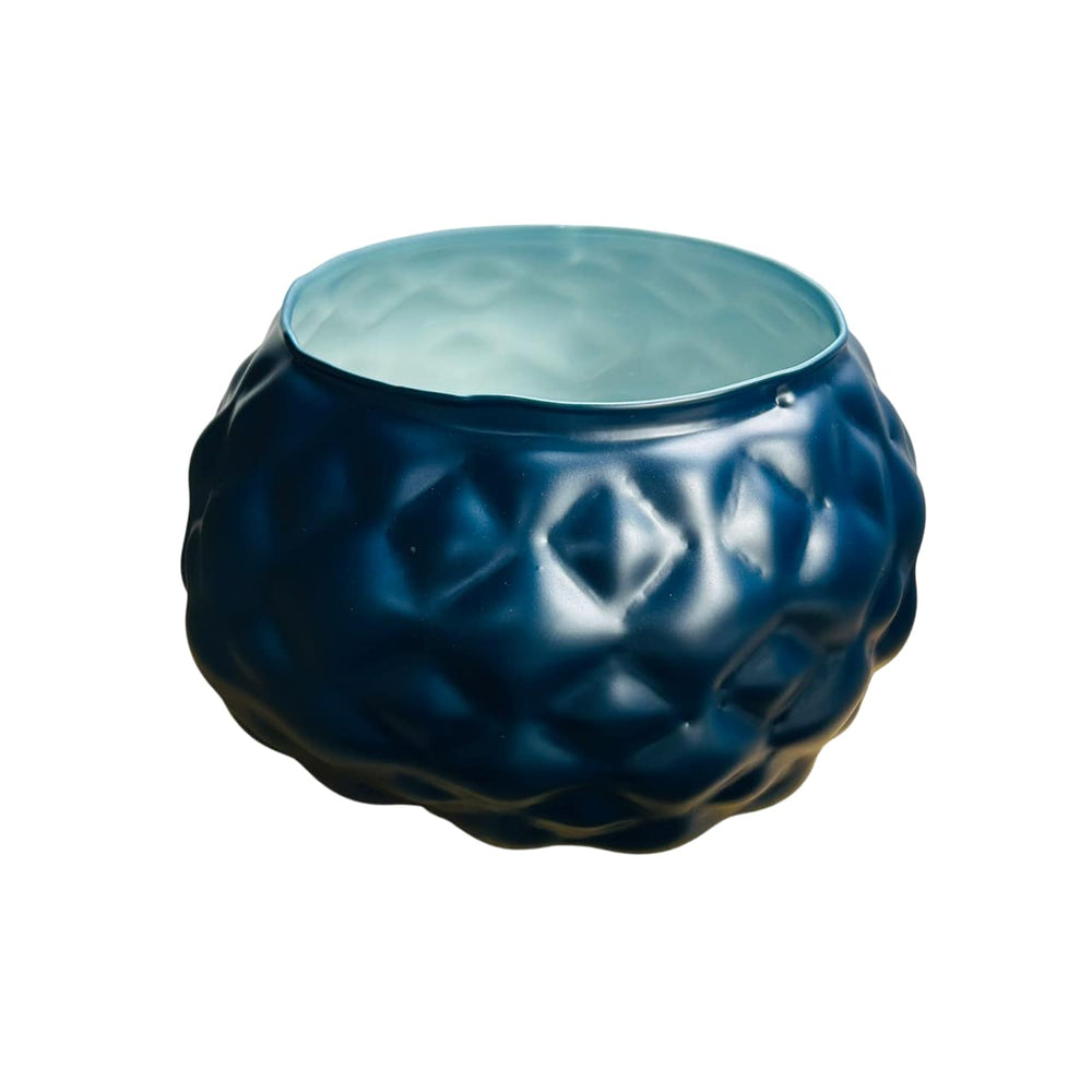 Florero Acuario Bomba Rombos Land 21x20x21 cm | Lala Home Colombia