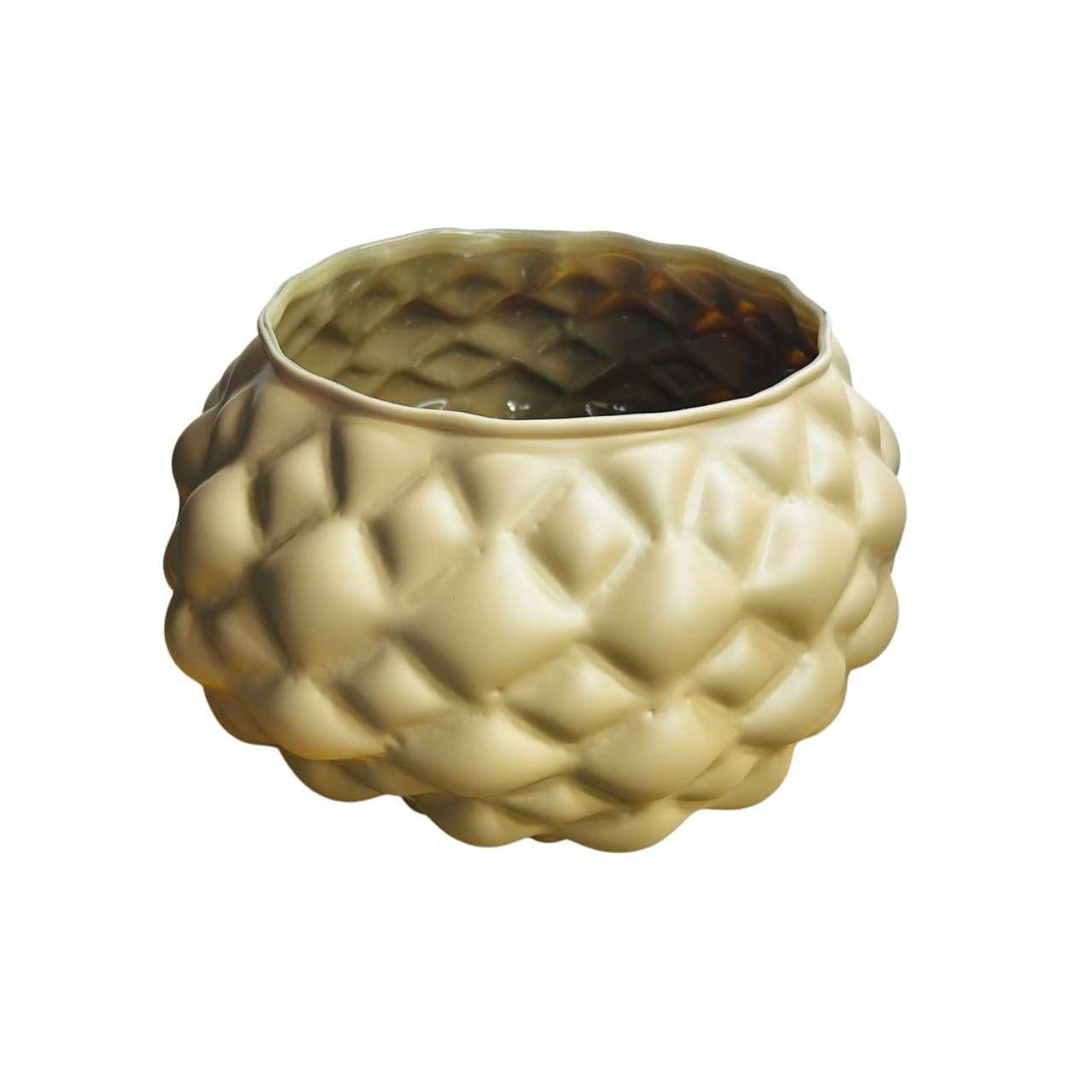 Florero Acuario Bomba Rombos Land 21x20x21 cm | Lala Home Colombia