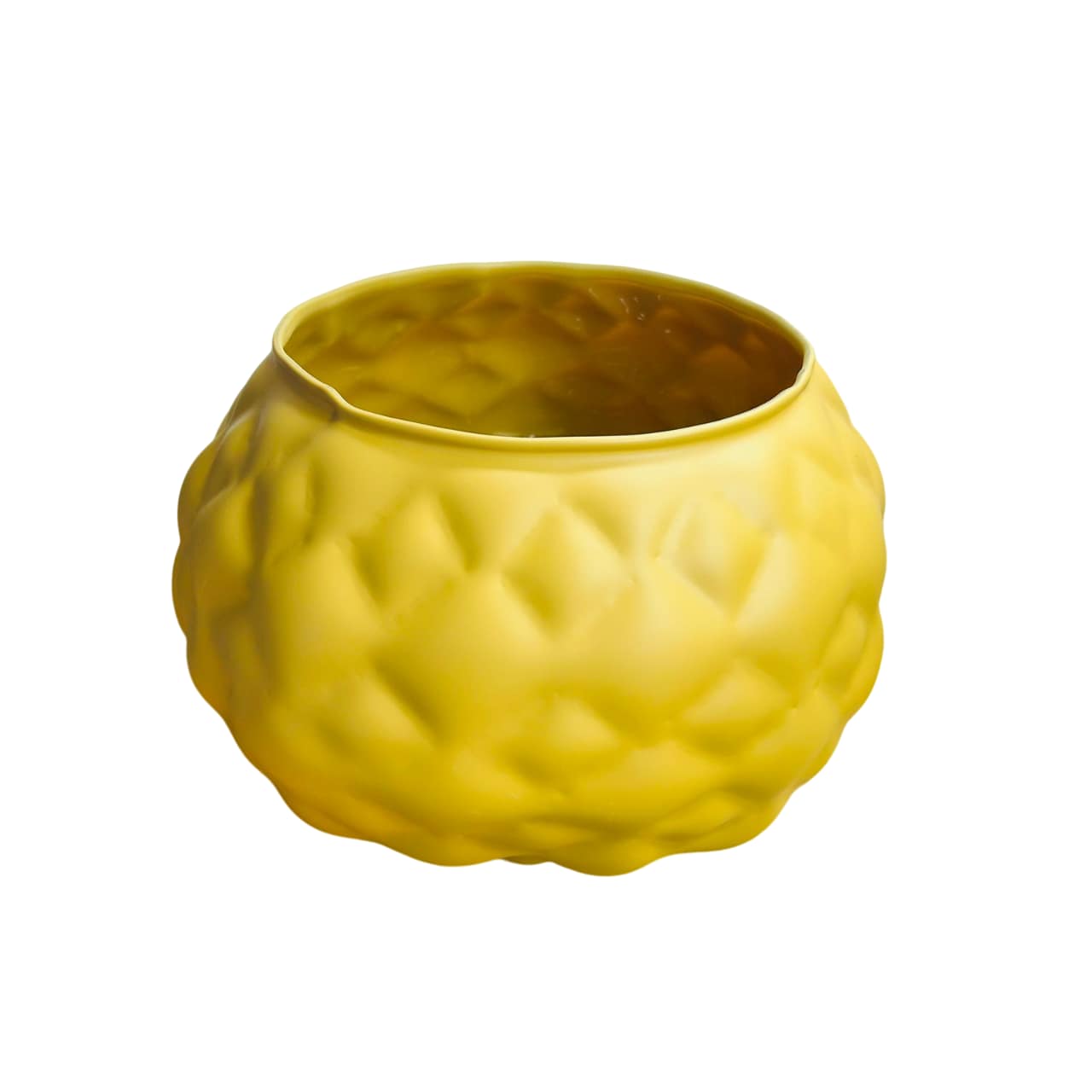 Florero Acuario Bomba Rombos Land 21x20x21 cm | Lala Home Colombia