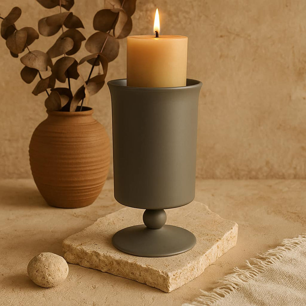 Candelabro Tierra Viva 10x15x10 cm | Lala Home Colombia