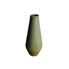 Florero decorativo tipo botella en cerámica esmaltada – Colección Tierra Viva