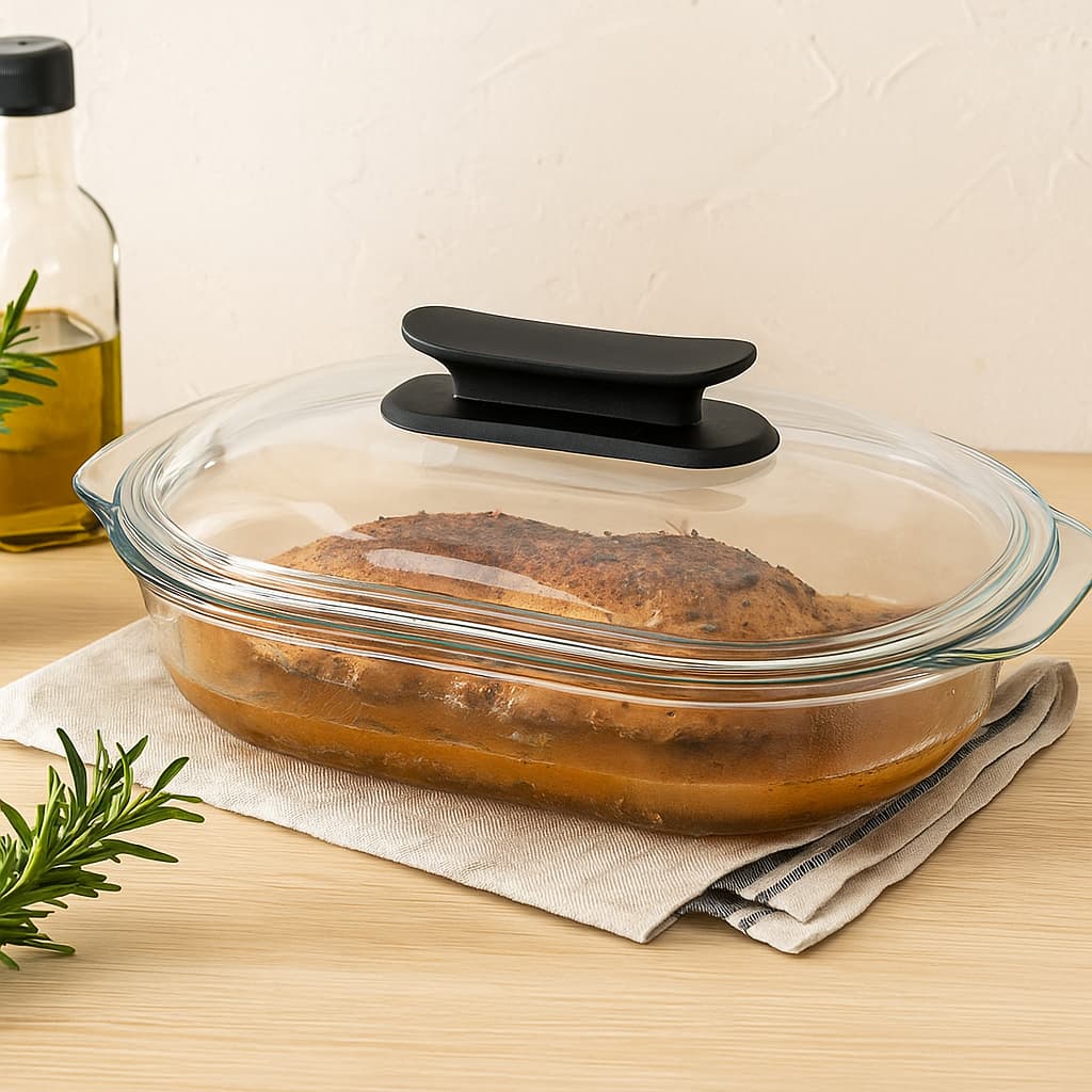 Refractaria Vidrio Fenix 3000 ml con Tapa | Lala Home Colombia