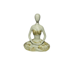 Figura Decorativa Mujer En Posición De Meditación 9×4.5×12cm