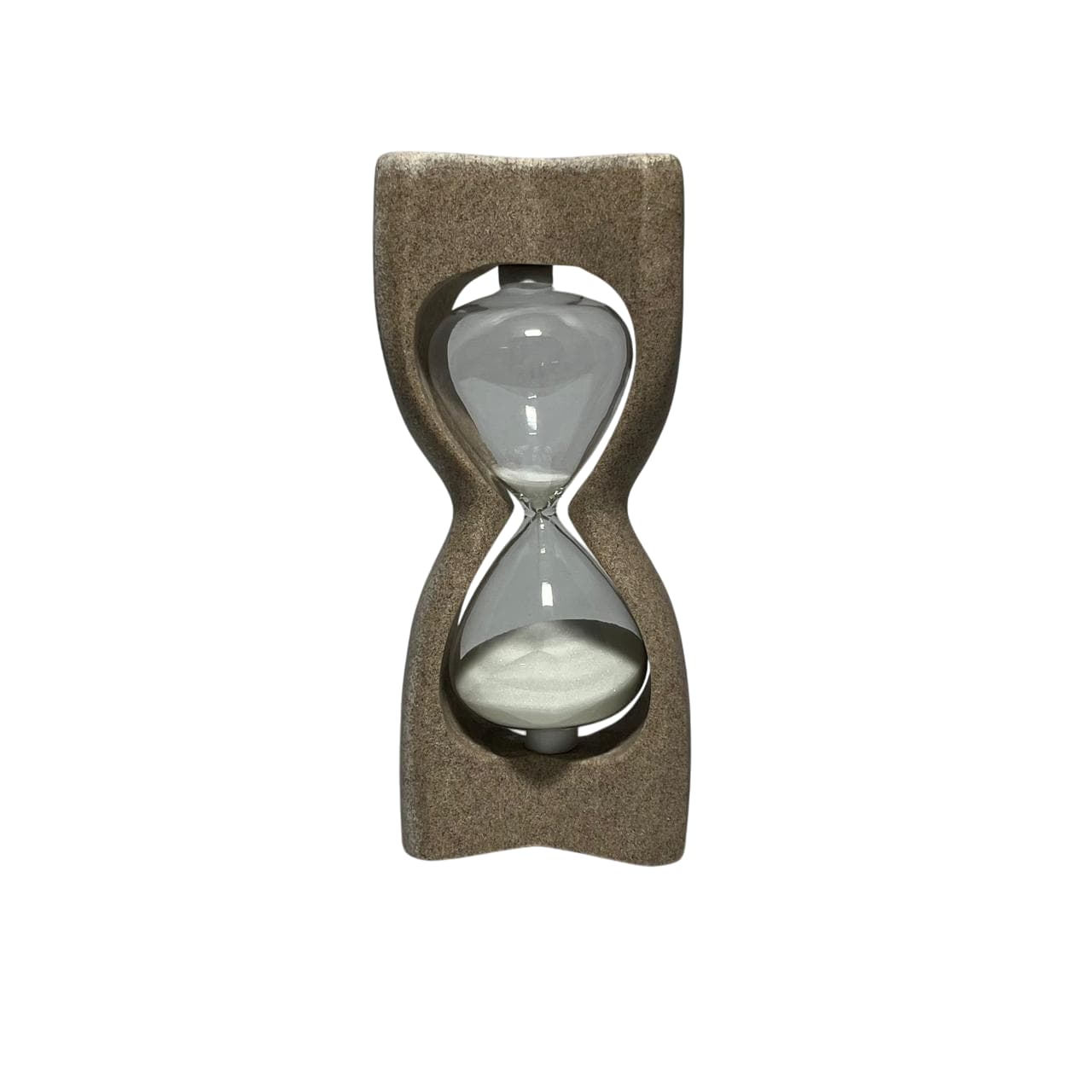 Reloj de arena moderno gris