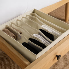 Organizador De Ropa x7 Compartimientos En Tela