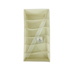 Organizador De Ropa Rectangular x6 Compartimientos En Lino