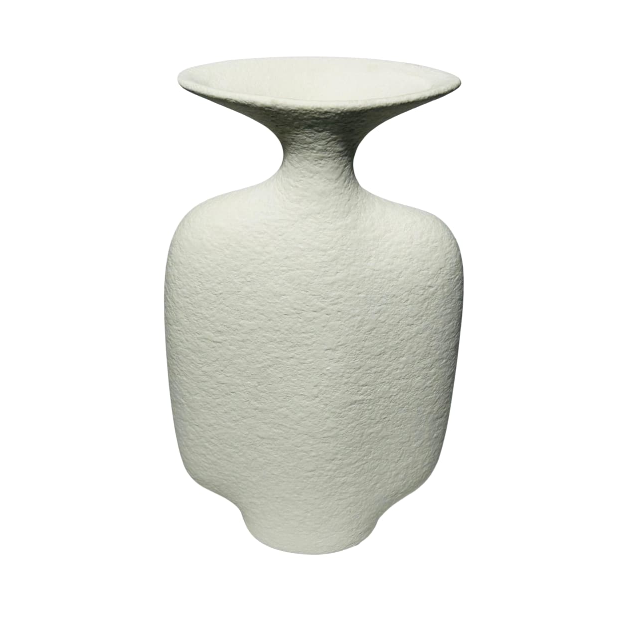 Florero Moderno De Cerámica Blanco